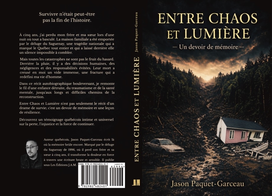 Couverture complète d’Entre Chaos et Lumière