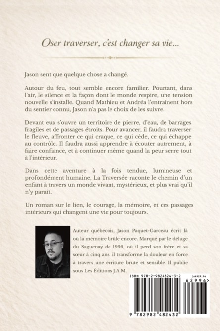 Quatrième de couverture de La Traversée